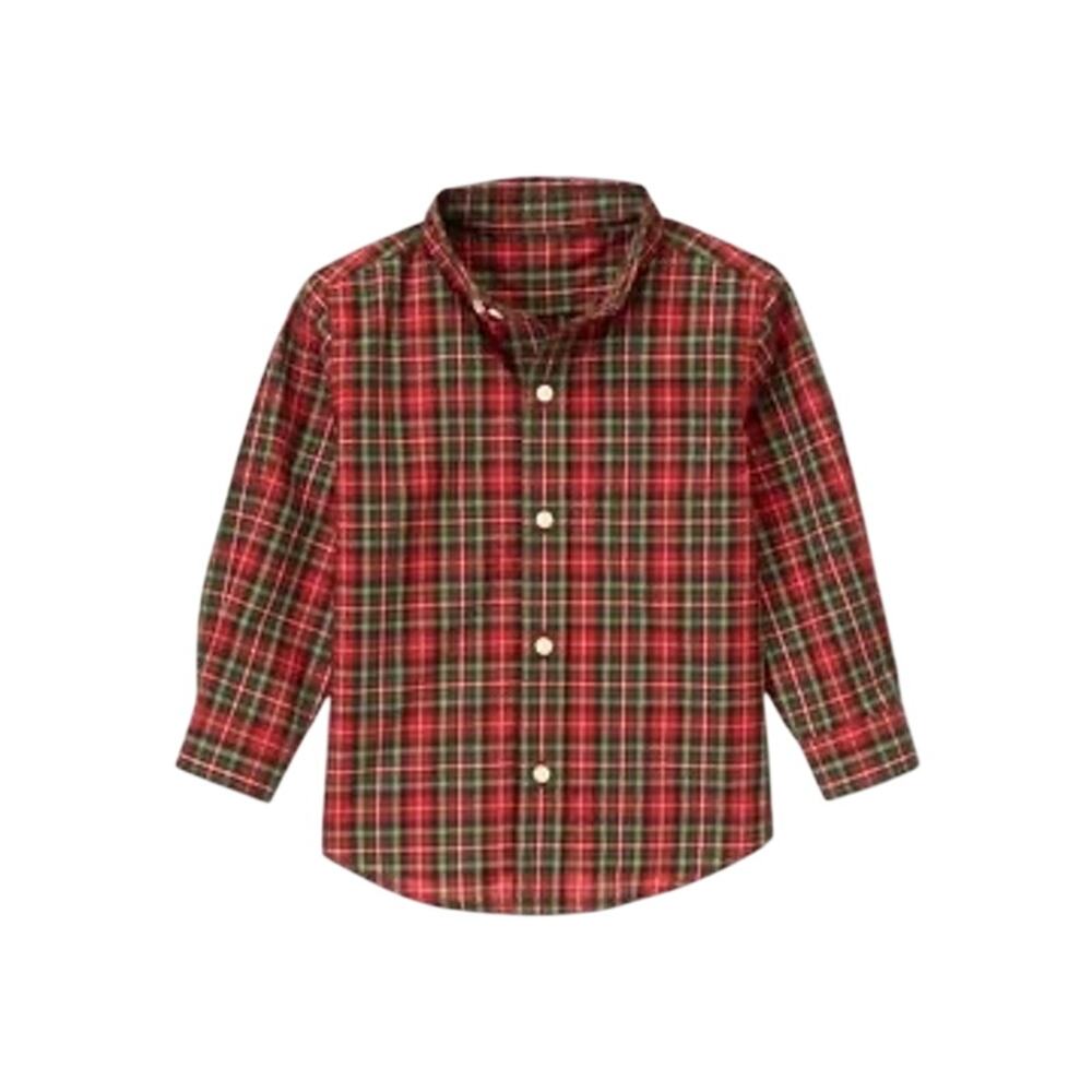 Janie and Jack Baby Boy Tartan Plaid Button Shirt